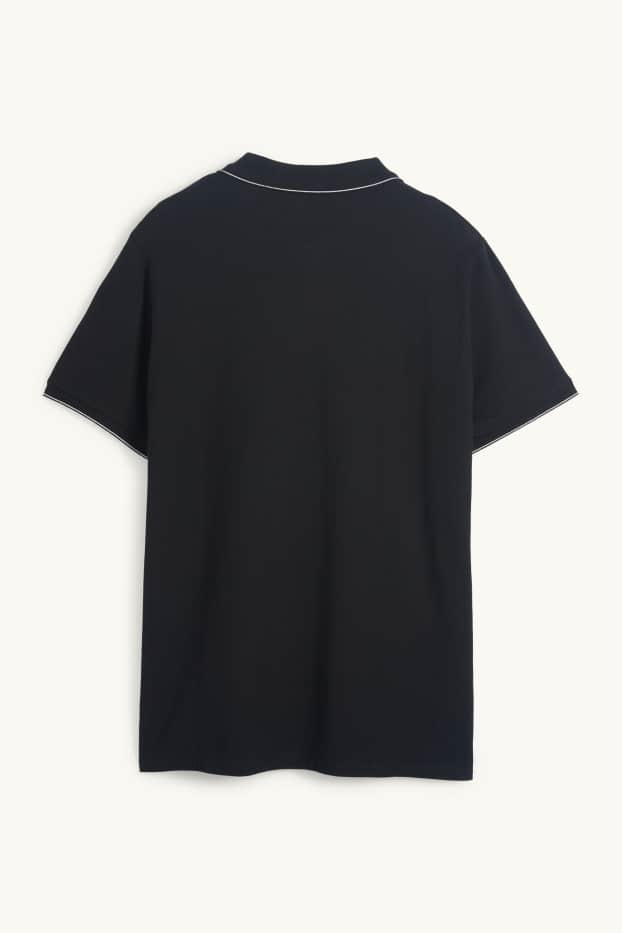 Men - Polo shirt - black