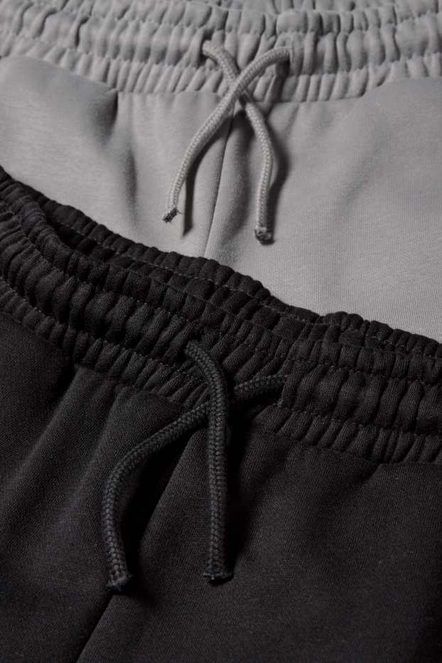 Enfants garçons - Lot de 2 - pantalons de jogging - noir