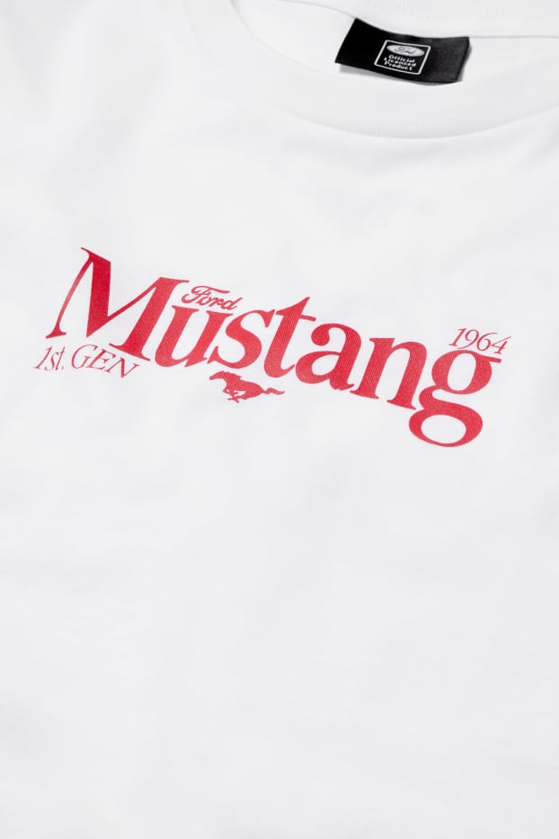 Bărbați - Tricou - supradimensionat - Ford - alb