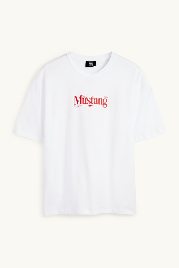 Bărbați - Tricou - supradimensionat - Ford - alb