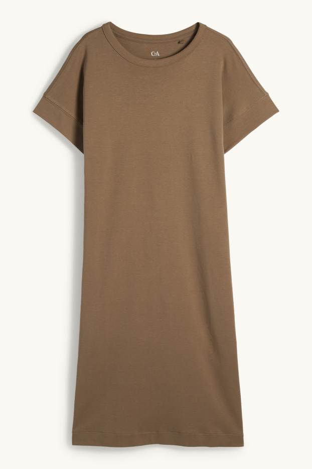 Dona - Vestit estil samarreta - marró