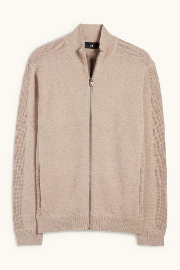 Hommes - Gilet en maille - beige