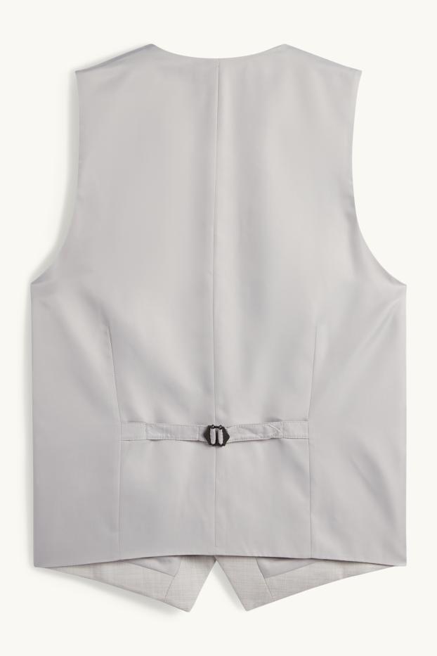 Herren - Baukasten-Weste - Regular Fit - Flex - hellgrau