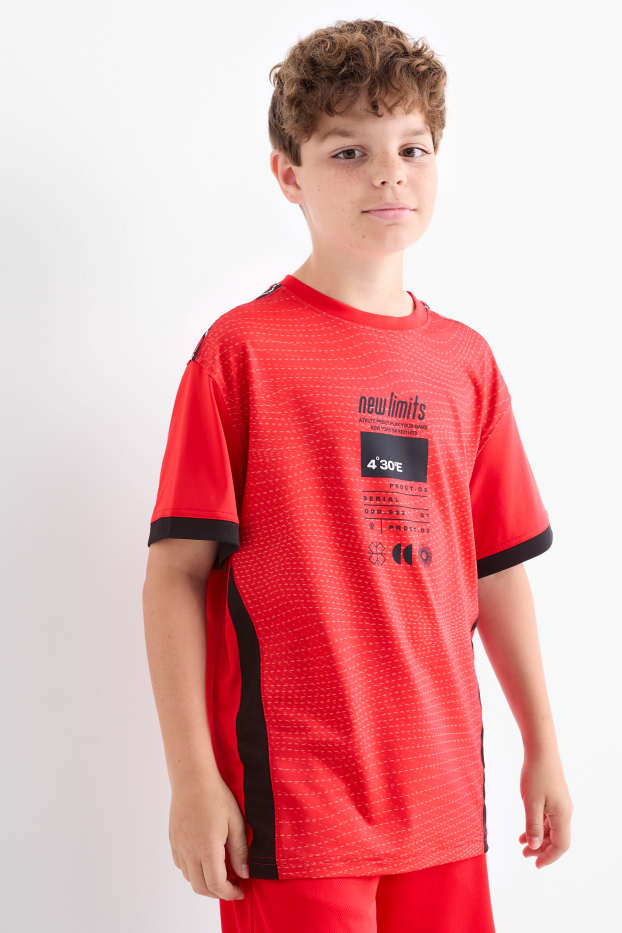 Kinder Jungen - Funktions-Shirt - rot