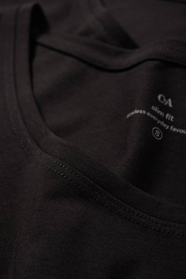 Dona - Paquet de 3 - samarreta de màniga curta - negre