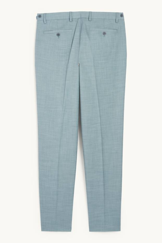 Heren - Broek uit het combi-systeem - regular fit - Flex - turquoise