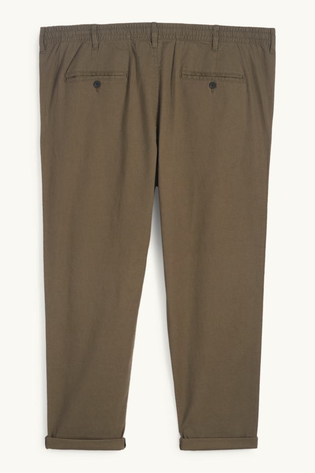 Hommes - Chino - regular fit - kaki