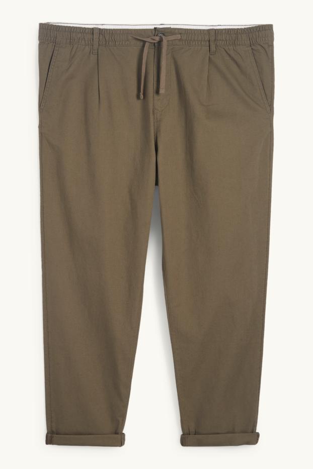 Hommes - Chino - regular fit - kaki