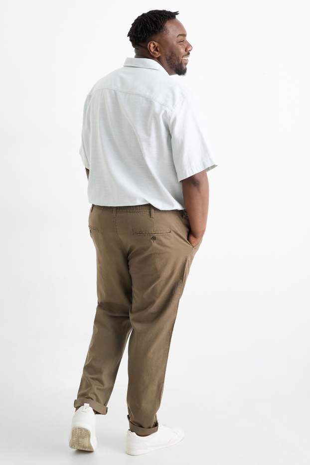 Hommes - Chino - regular fit - kaki