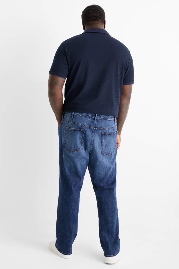 Herren - Straight Jeans - LYCRA® - dunkeljeansblau