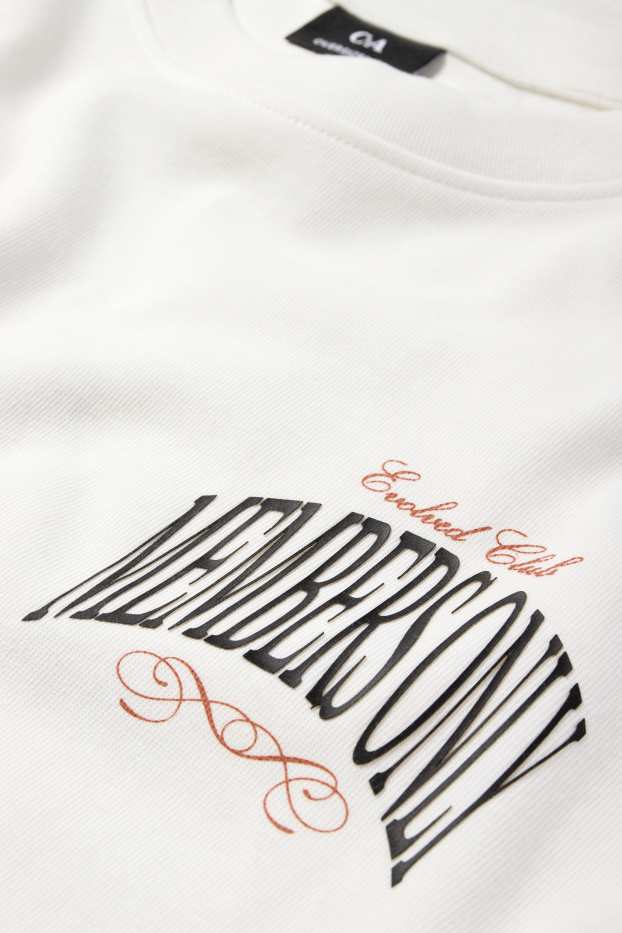 Hommes - T-shirt - oversize - blanc