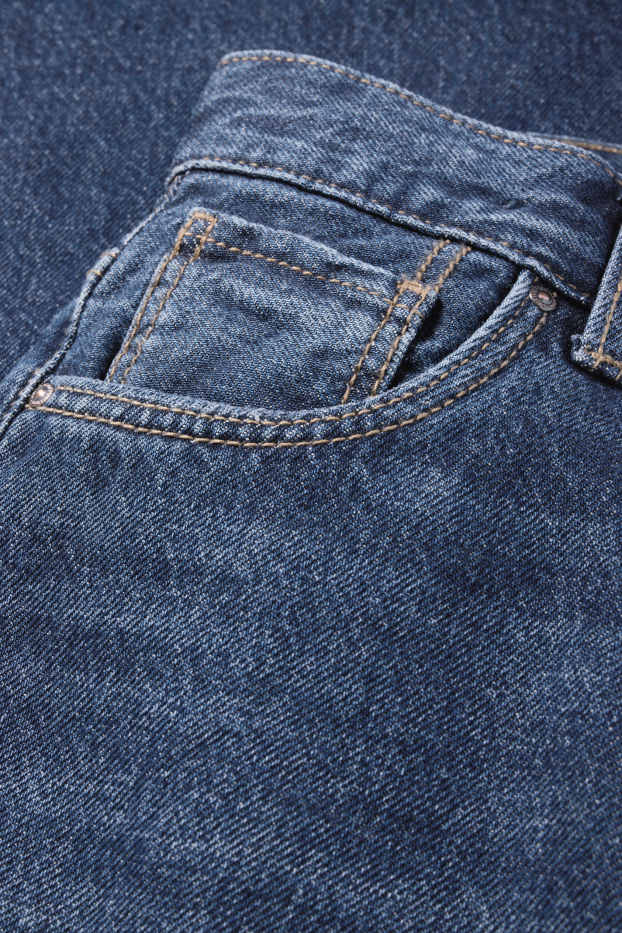 Enfants filles - Bermuda en jean - jean bleu