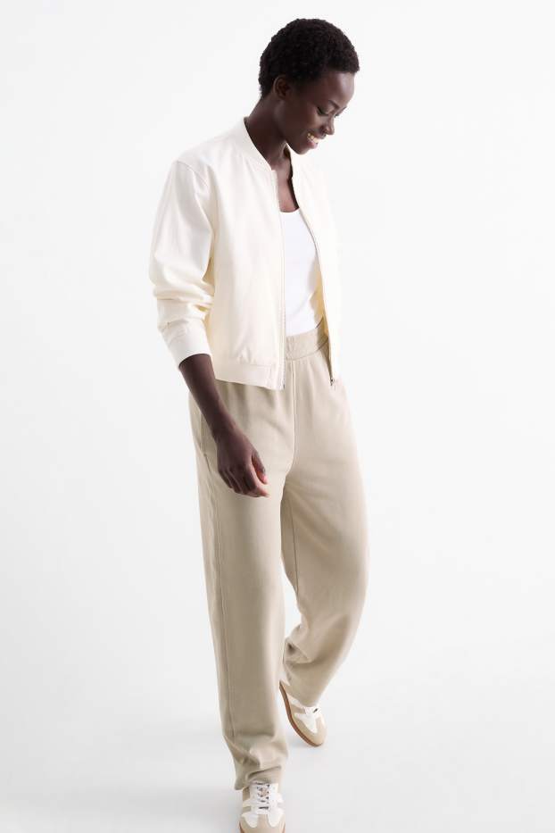 Damen - Jogginghose - beige