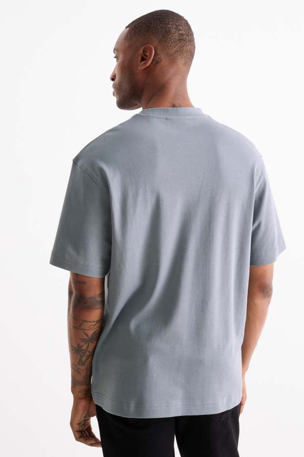 Hommes - T-shirt - relaxed fit - gris