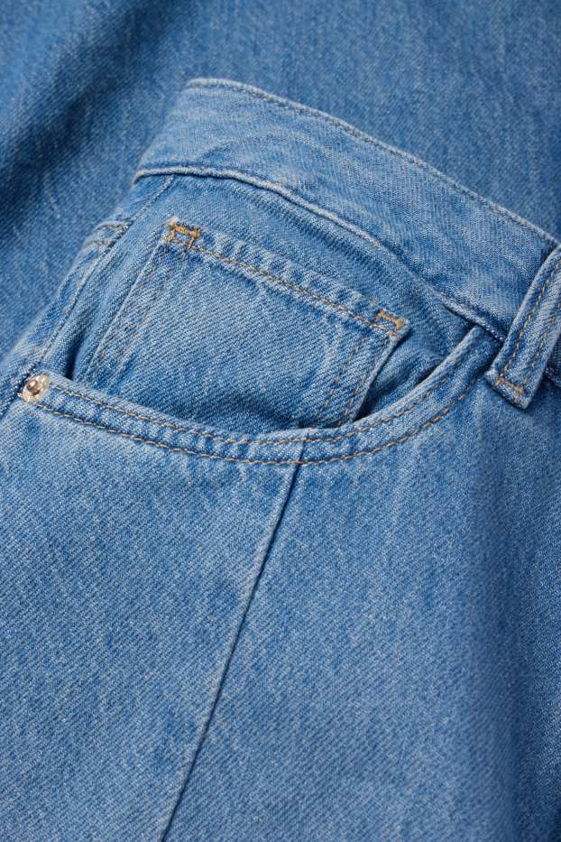Damen - Jeansrock - jeansblau