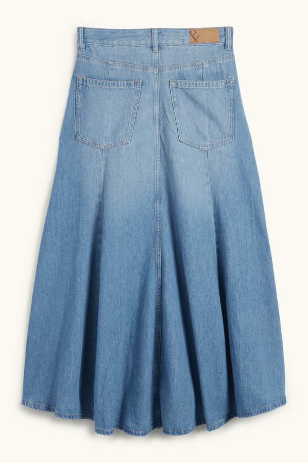 Damen - Jeansrock - jeansblau