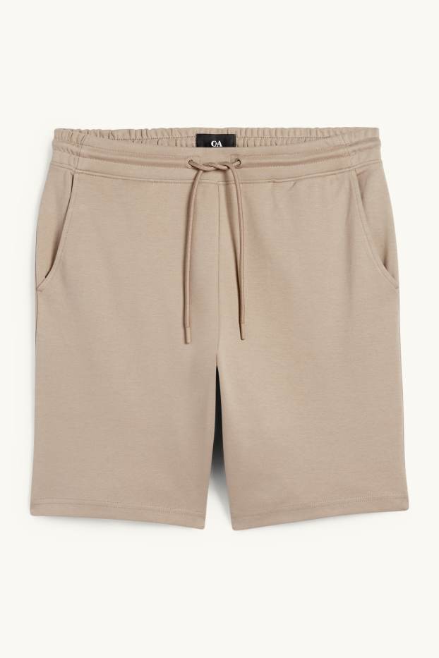 Herren - Sweatshorts - beige