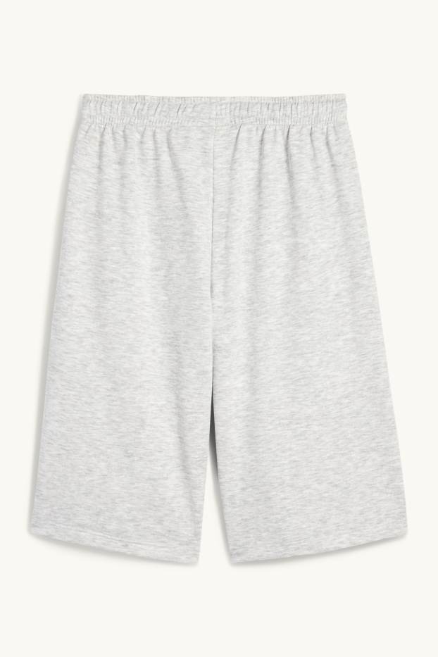 Enfants filles - Sacramento - short en molleton - gris clair chiné