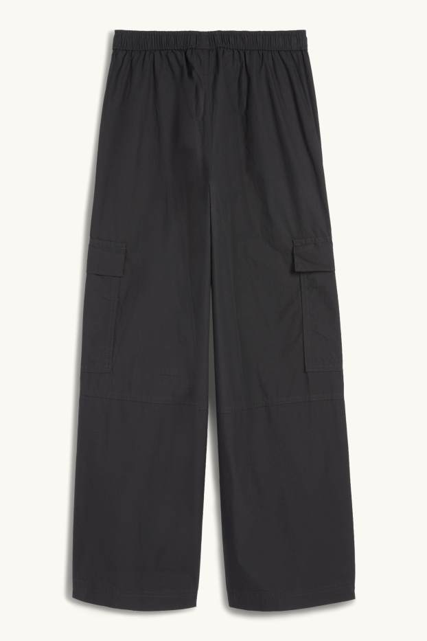 Children Girls - Cargo trousers - black