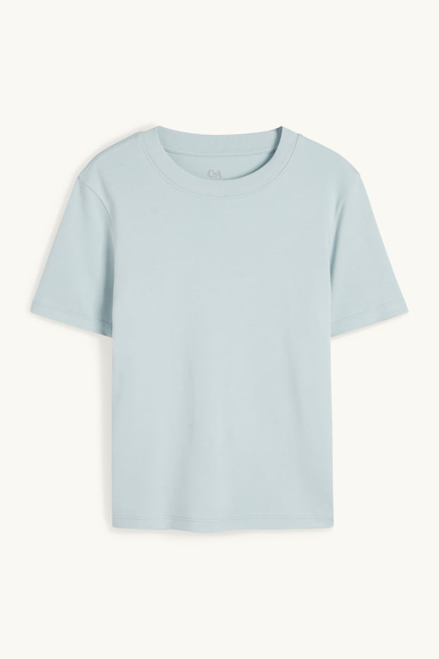 Femei - Tricou - slim fit - verde mentă