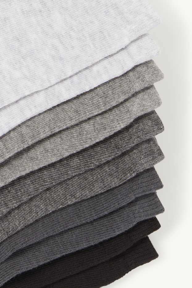 Kinderen: jongens - Set van 10 paar - sokken - zwart