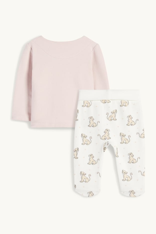 Baby Mädchen - Der König der Löwen - Erstlingsoutfit - 2 teilig - rosa