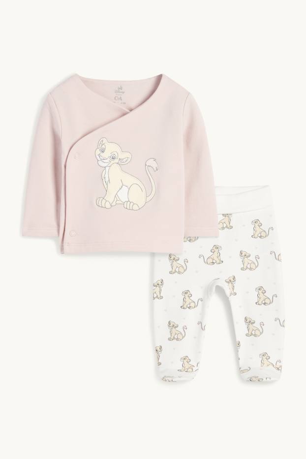 Baby Mädchen - Der König der Löwen - Erstlingsoutfit - 2 teilig - rosa