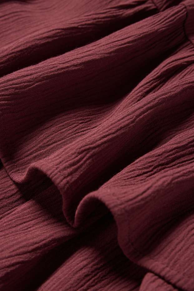Dámské - Sukně skort - bordeaux