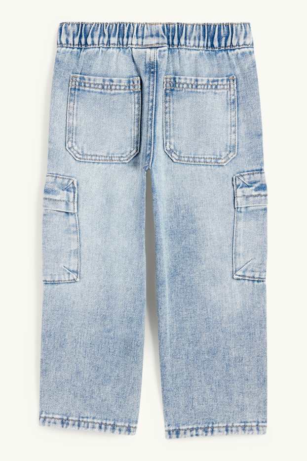 Niños - Cargo jeans - vaqueros - azul