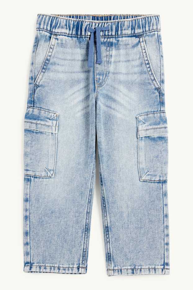 Niños - Cargo jeans - vaqueros - azul