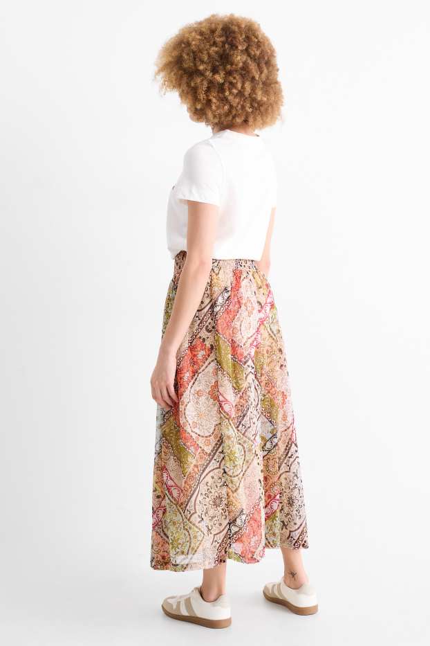 Damen - Rock - gemustert - bunt