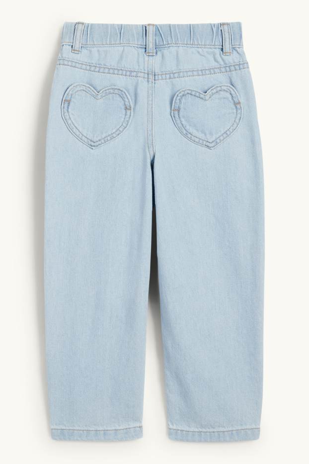 Kinder Mädchen - Lilo & Stitch - Relaxed Jeans - hellblau