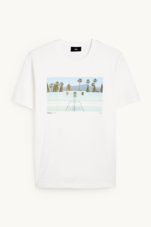 Home - Samarreta de mànigues curtes - regular fit - blanc