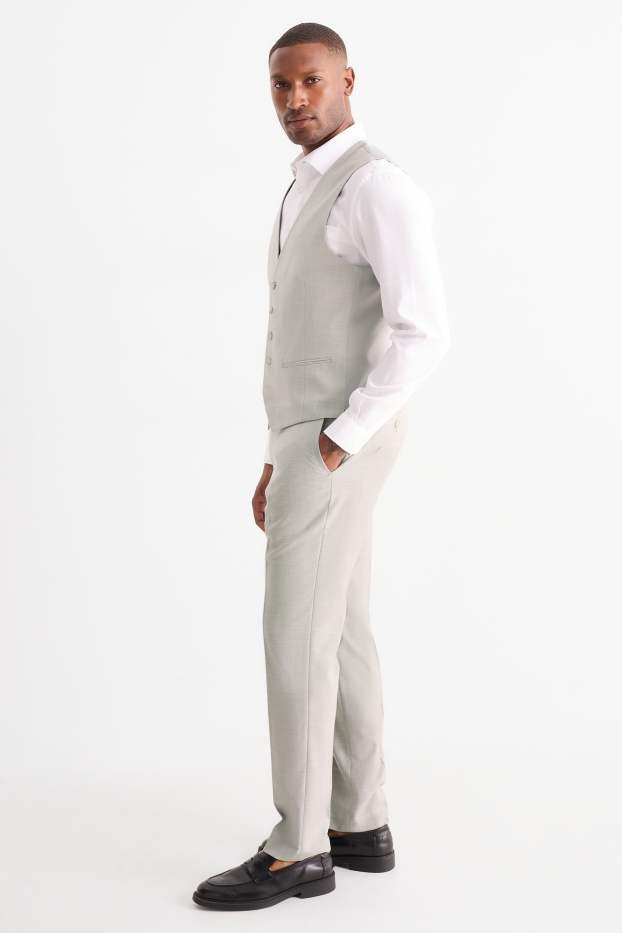 Home - Pantalons combinables - regular fit - Flex - gris clar