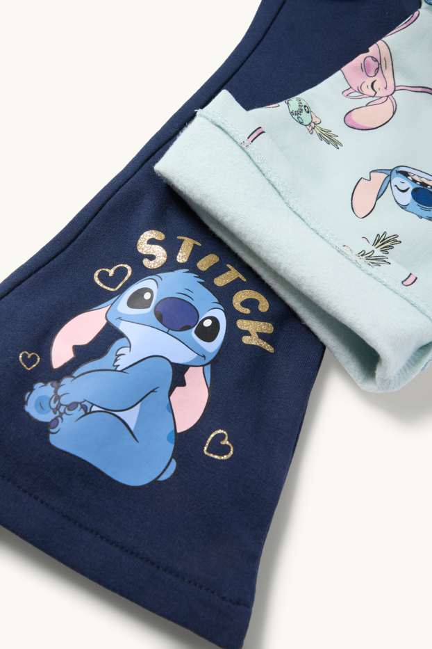 Children Girls - Multipack of 2 - Lilo & Stitch - flared leggings - dark blue