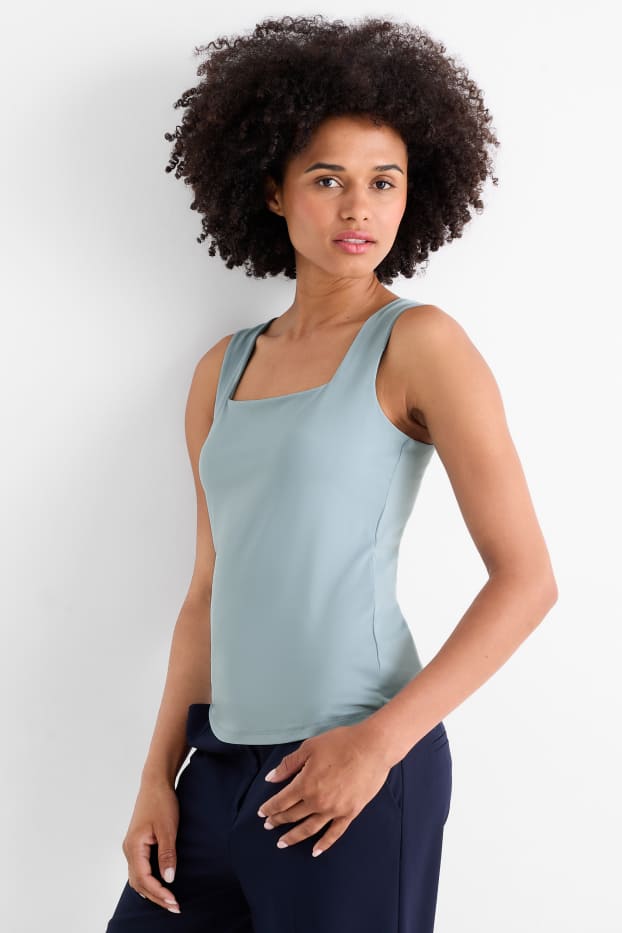 Damen - Top - hellblau