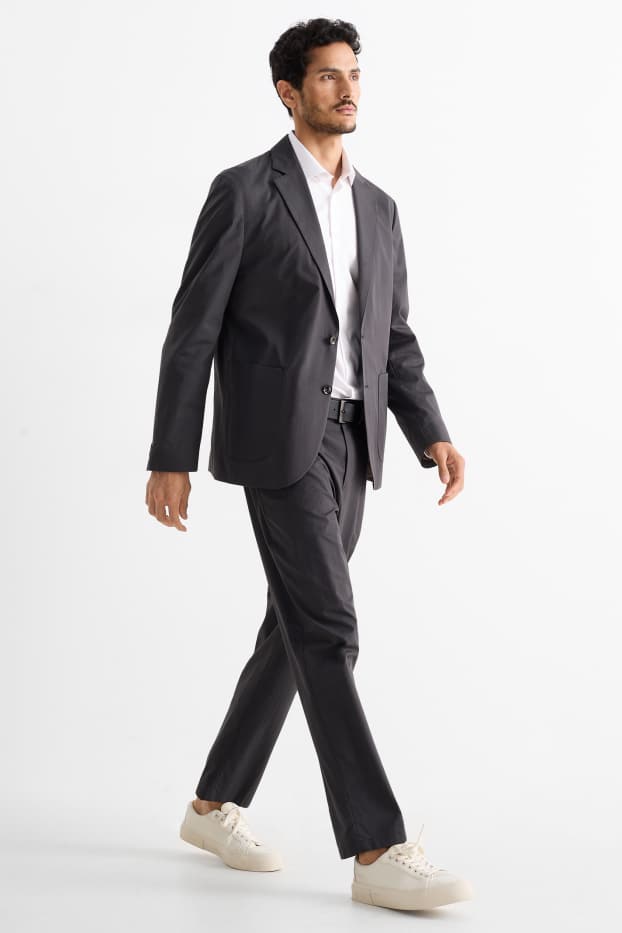 Herren - Baukasten-Hose - Regular Fit - dunkelgrau