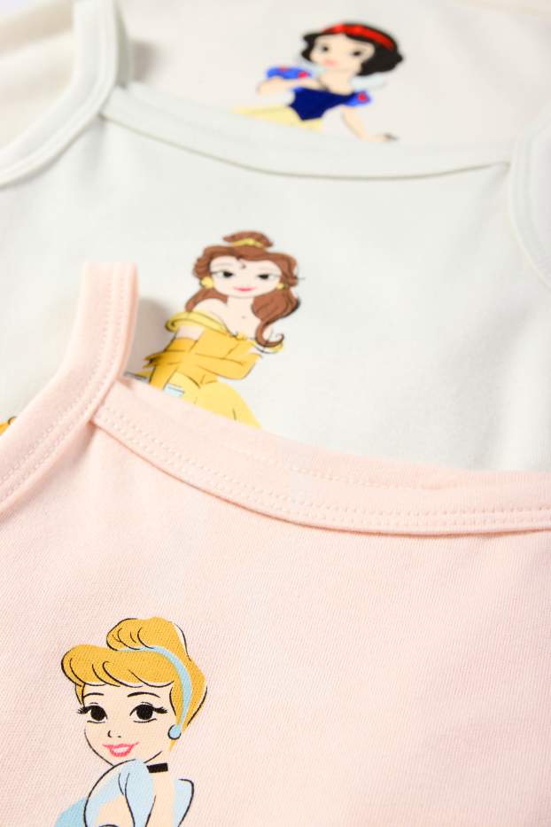Nadó nena - Paquet de 3 - bodi per a nadó - princeses de Disney - rosa