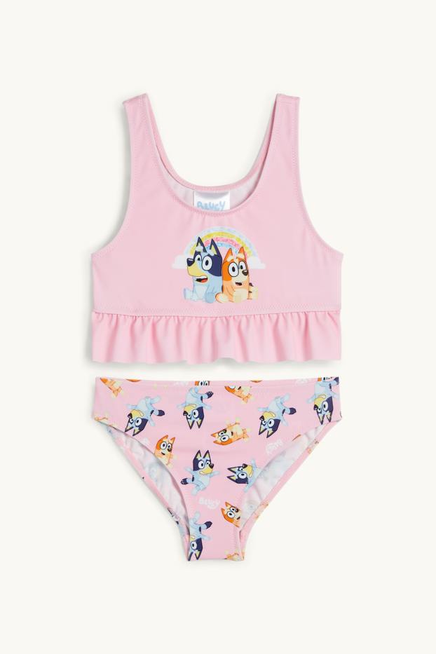 Kinder Mädchen - Bluey - Bikini - LYCRA® XTRA LIFE™ - 2 teilig - rosa