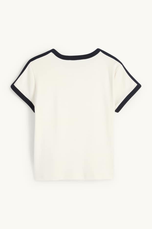 Children Girls - Atlanta - short sleeve T-shirt - cremewhite