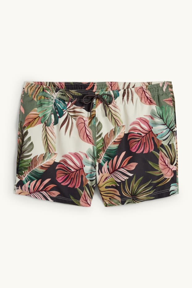 Hommes - Short de bain - à motif - coloré