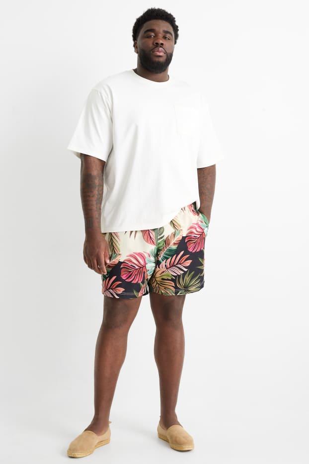 Hommes - Short de bain - à motif - coloré