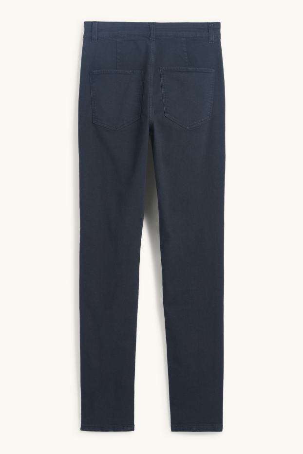 Femmes - Jegging jean - high waist - jean bleu foncé