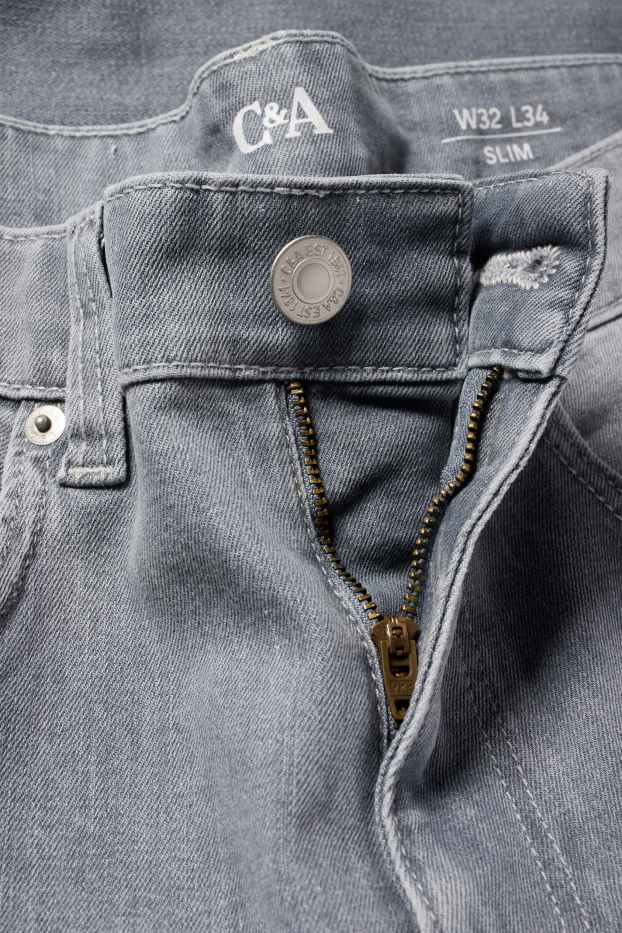 Herren - Slim Jeans - LYCRA® - helljeansgrau