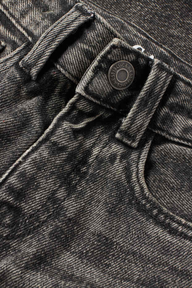 Kinder Buben - Loose Fit Jeans - jeansgrau