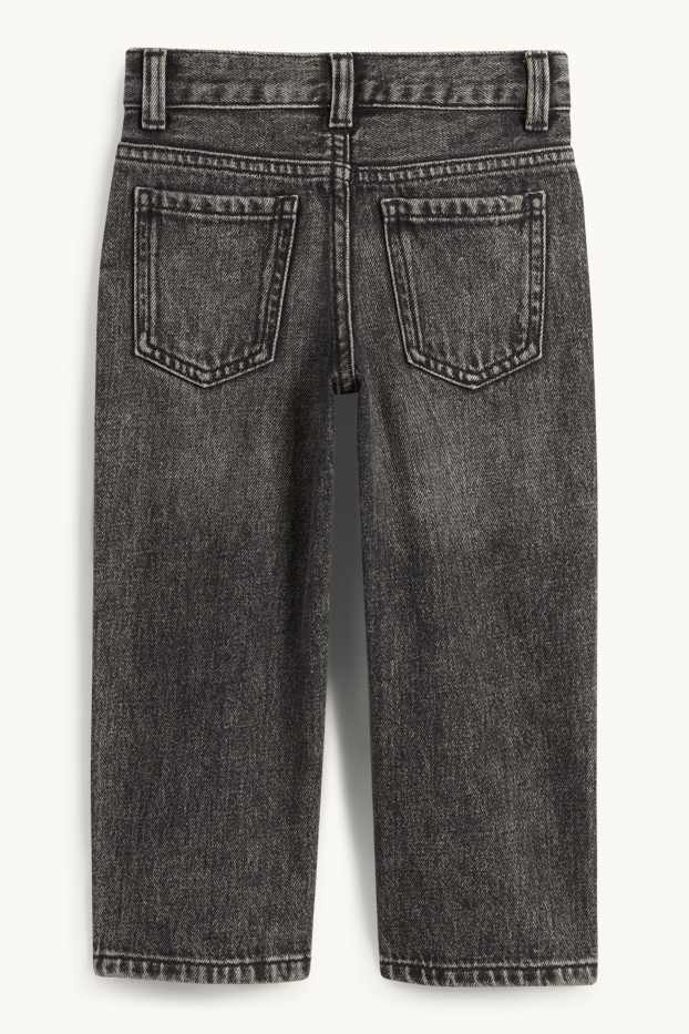 Kinder Buben - Loose Fit Jeans - jeansgrau