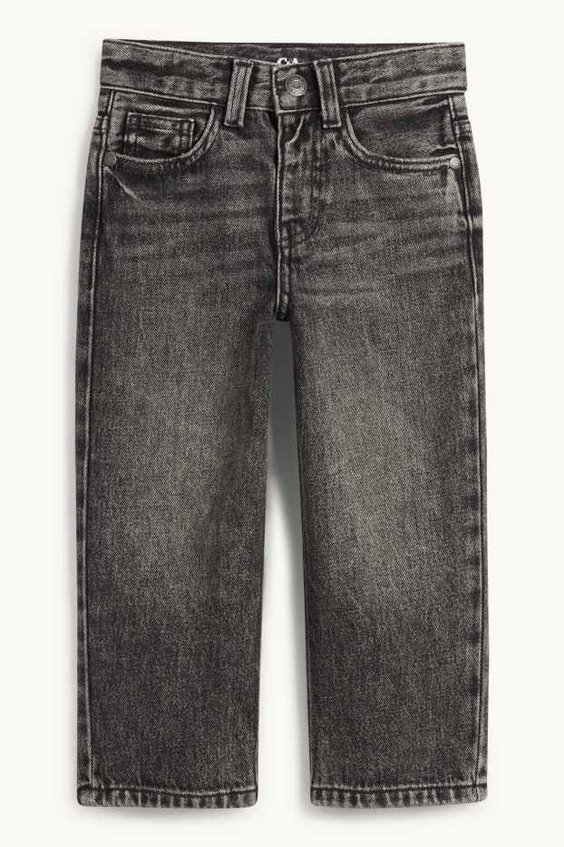 Kinder Buben - Loose Fit Jeans - jeansgrau