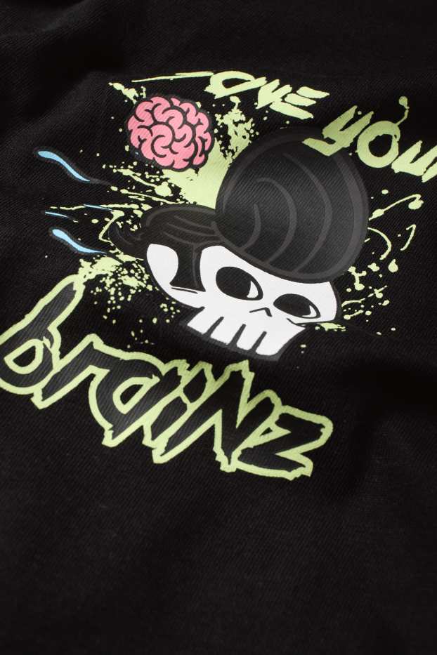 Kinderen: jongens - Exploding Kittens - T-shirt - zwart