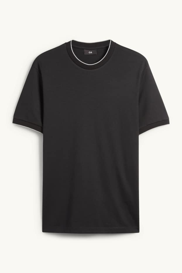 Hommes - T-shirt - regular fit - noir