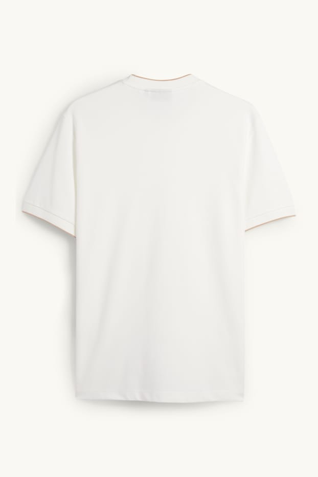 Heren - T-shirt - regular fit - wit